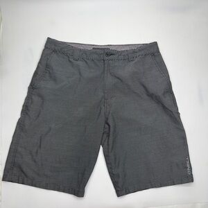 O'Neill‎ Black / Gray Board Shorts with Modern Design size 33 4 pockets (B24)